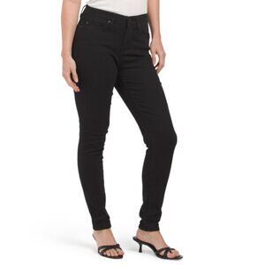 NICOLE MILLER NEW YORK Black Soho High Rise Skinny Jeans